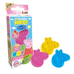   Craze Inkee vegán fürdő bomba forma - Peppa Malac eper aromával, 3db-os