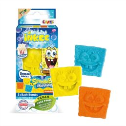   Crazee Inkee vegan fürdőbjúba Spongya Bob  popcorn aromájú 3db-os