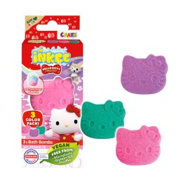   Crazee Inkee vegan fürdőbomba Hello Kitty  vattacukor aromájú 3db-os