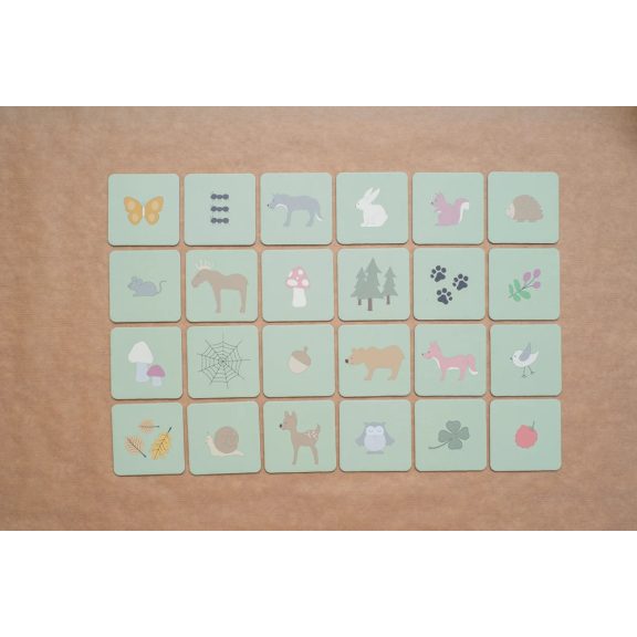 Első memória játékom, Az erdő állatai Jabadabado