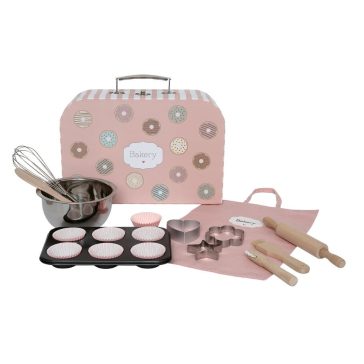 Sütemény sütő készlet, pasztell rózsaszín Jabadabado