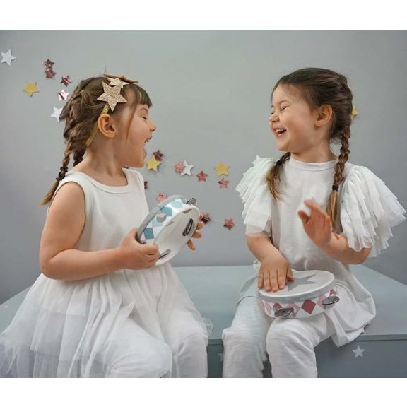 Csörgődob pasztell rózsaszín Jabadabado