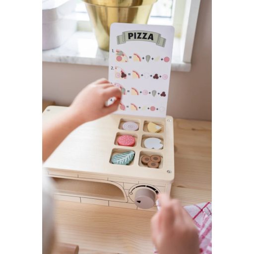 Pizzasütő fa játékkészlet Jabadabado