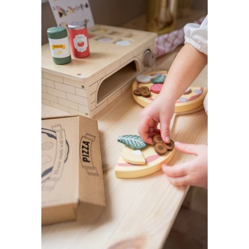 Pizzasütő fa játékkészlet Jabadabado