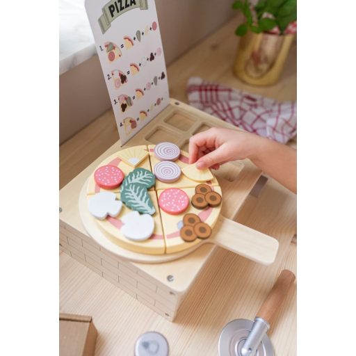 Pizzasütő fa játékkészlet Jabadabado
