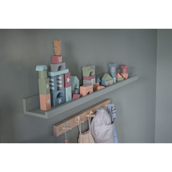 49 darabos fa építőkocka készlet - Macis, Jabadabado