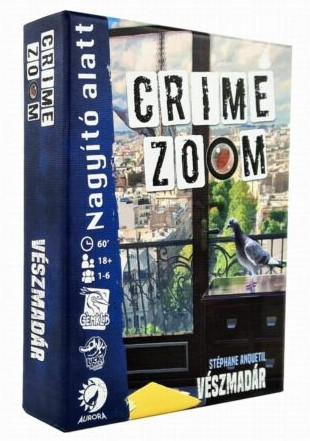 Crime Zoom: Nagyító alatt – Vészmadár társasjáték