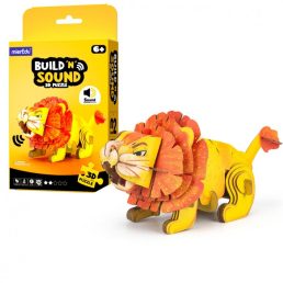 Hangot adó 3D állatos puzzle, Oroszlán MierEdu