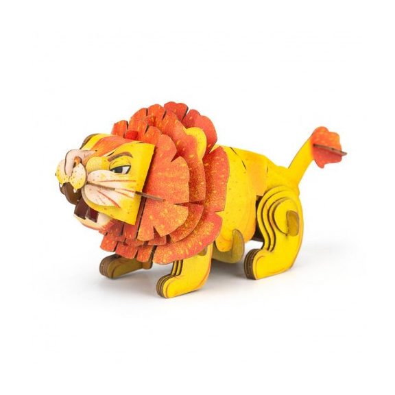Hangot adó 3D állatos puzzle, Oroszlán MierEdu