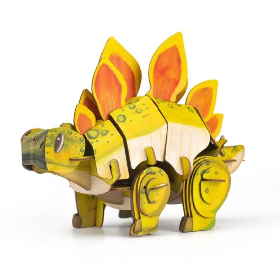 Hangot adó 3D állatos puzzle, Stegosaurus MierEdu