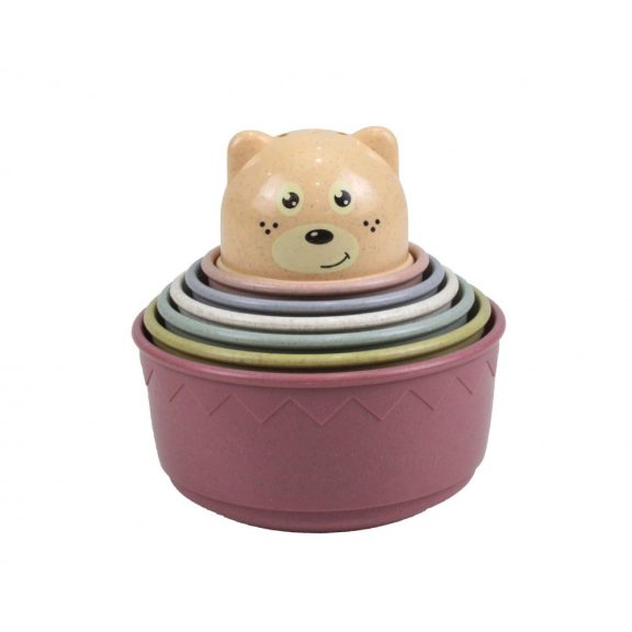 Öko macis toronyépítő játék Magni