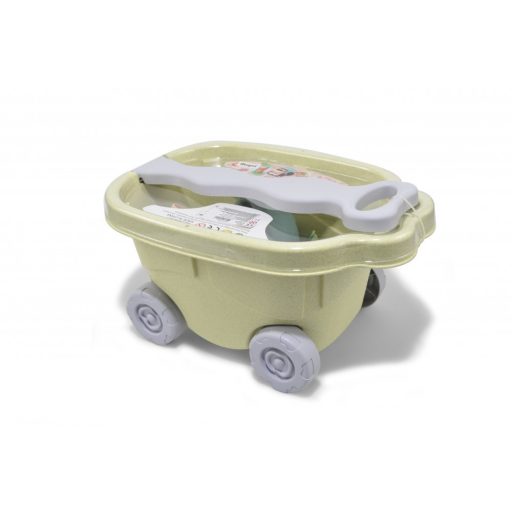 Öko 8 részes homokozó készlet kiskocsival Magni