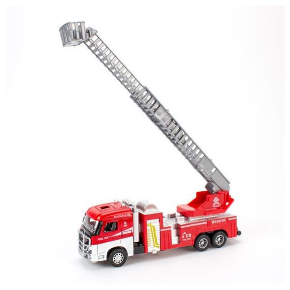 Hátrahúzós tűzoltó autók fénnyel és hanggal, többféle Magni