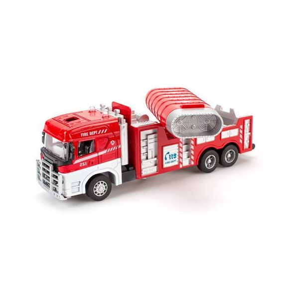 Hátrahúzós tűzoltó autók fénnyel és hanggal, többféle Magni