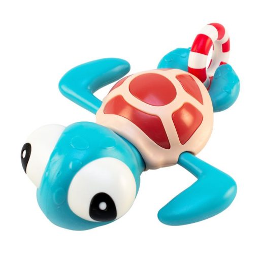 Felhúzhatós fürdőjáték teknős mentőövvel Magni