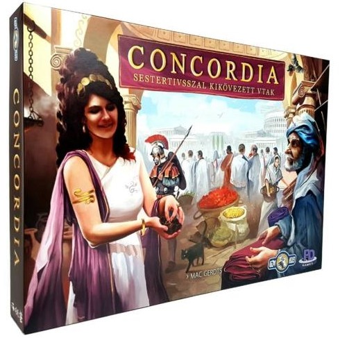 Concordia: Sestertiusszal kikövezett utak  társasjáték       