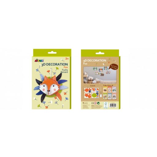 3D dekorációs puzzle, Róka Avenir
