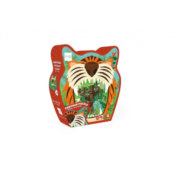 Tigris forma puzzle Scratch Europe