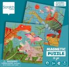 Mágneses puzzle könyv - Dínók - Scratch Europe