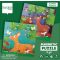  Mágneses puzzle könyv - Erdő - Scratch Europe