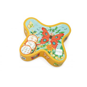 3 játék 1-ben: dominó- mágneses horgászat- memóriajáték