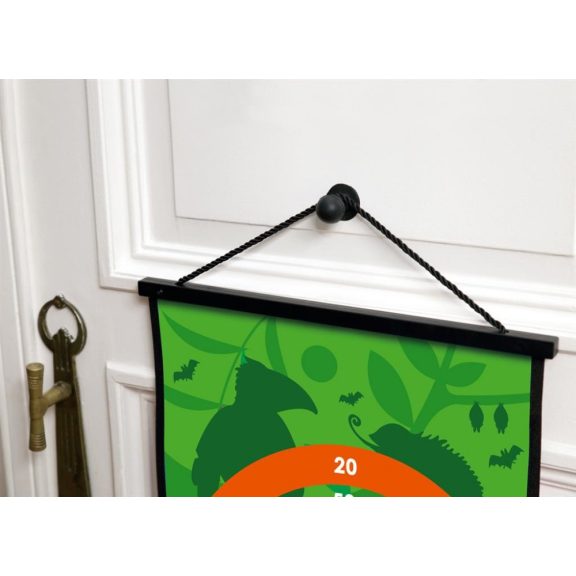 Darts kezdőkészlet Dzsungel, 38*60 cm 2 oldalas, Scratch Europe