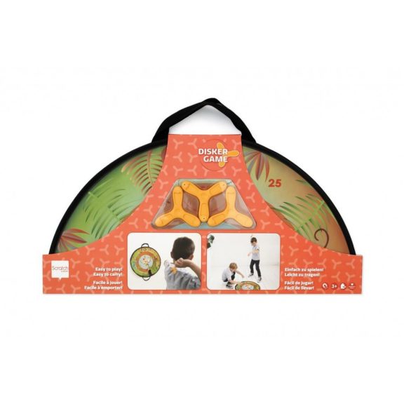 Dzsungel mágneses célbadobó játék Scratch Europe