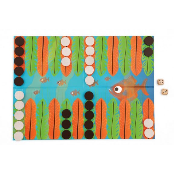 Piranja futam - Backgammon társasjáték Scratch Europe
