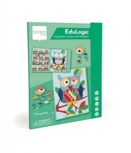 Baglyok - Színek és formák mágneses logikai játék EduLogic -  Scratch Europe