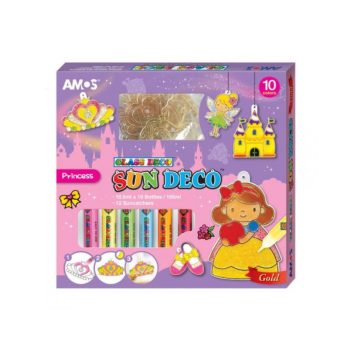 Üvegfestés-hercegnők - 12db sablonnal Amos