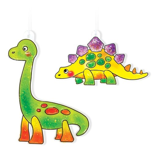 Üvegfestés- Dinoszauruszos-6db sablon Amos