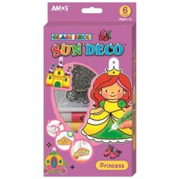 Üvegfestés- 6db hercegnők világa sablon Amos