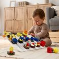   Montessori fejlesztőjáték - kapcsoló tábla felfedező készlet és matatófal TOPBRIGHT