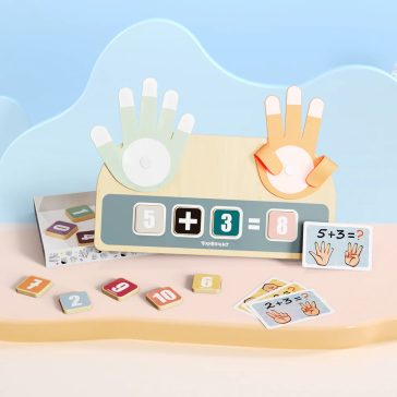   Tanulj meg számolni az ujjaiddal! Montessori oktató játék TOPBRIGHT