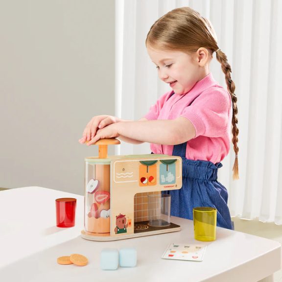 Interaktív gyümölcslé készítő gép-Montessori fejlesztőjáték TOPBRIGHT