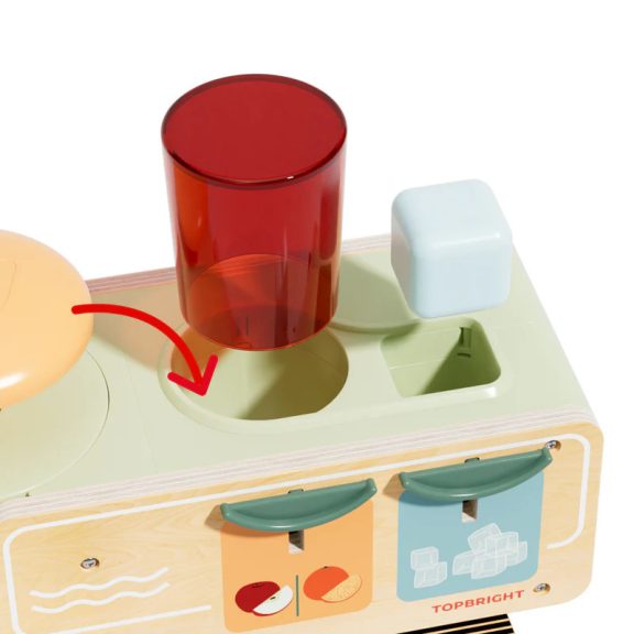 Interaktív gyümölcslé készítő gép-Montessori fejlesztőjáték TOPBRIGHT