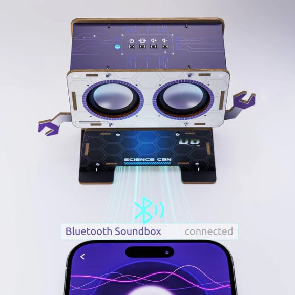 Science Can Robot bluetooth hangszóró építő készlet