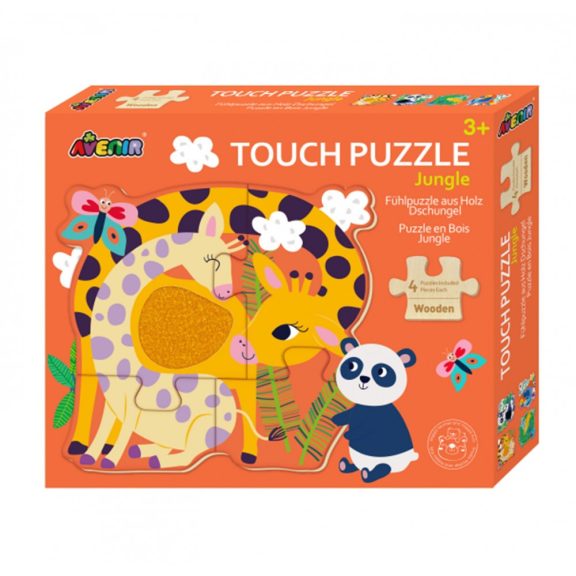 Tapintós puzzle csomag- Tenger állatai- Vadonélő állatok