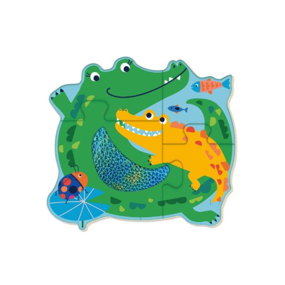 Tapintós puzzle csomag- Tenger állatai- Vadonélő állatok