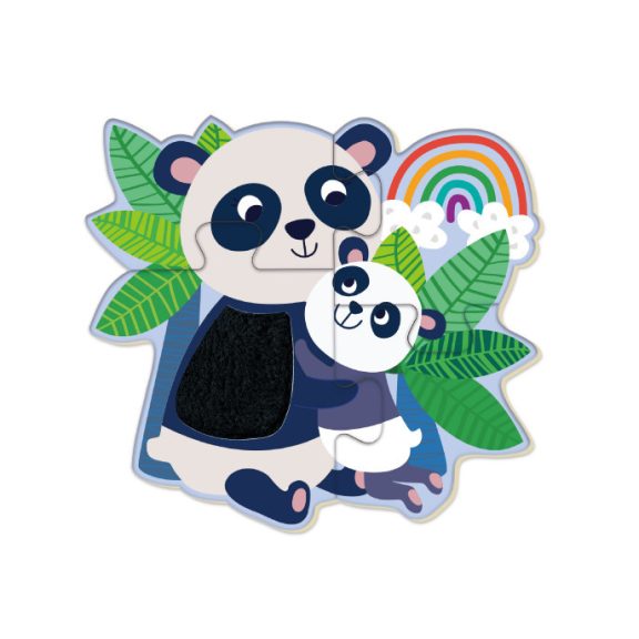 Tapintós puzzle csomag- Tenger állatai- Vadonélő állatok